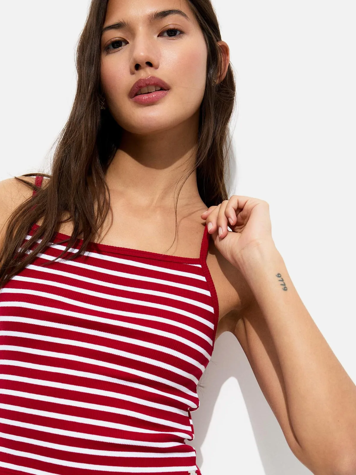 Short Striped Strappy Top – Image 2